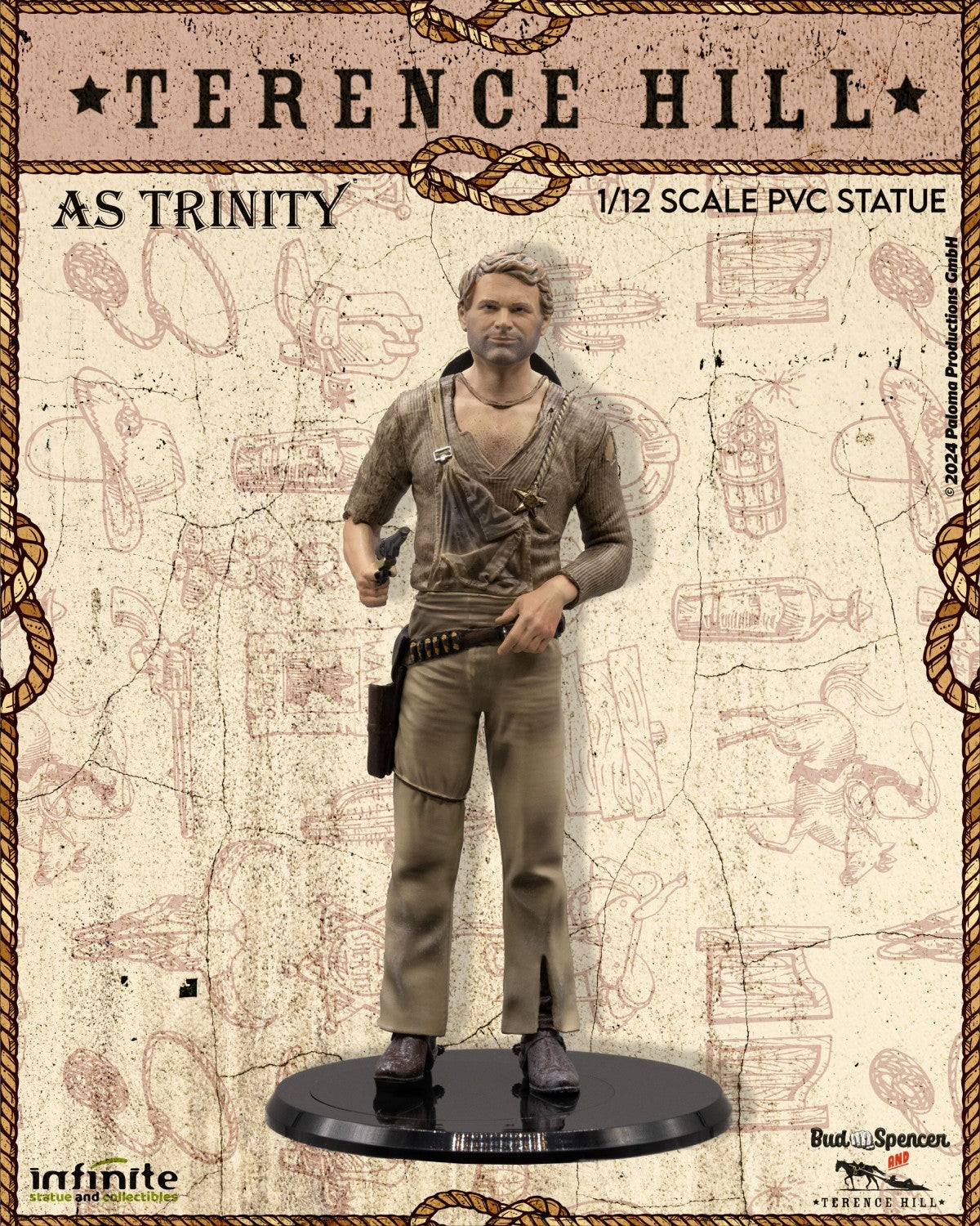 Terence Hill in Trinità Statua in pvc Infinite Statue 1:12 - 84933