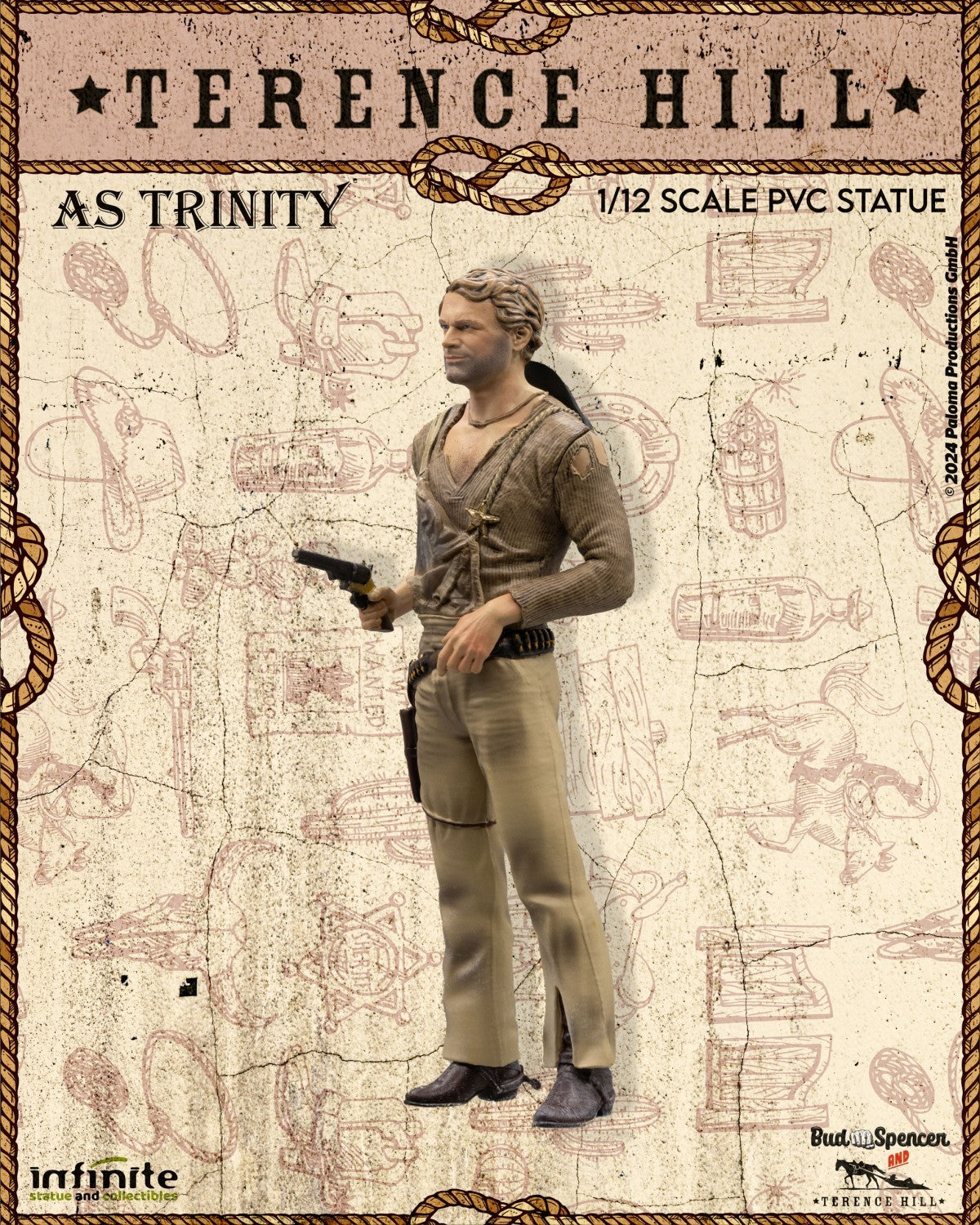 Terence Hill in Trinità Statua in pvc Infinite Statue 1:12 - 84934