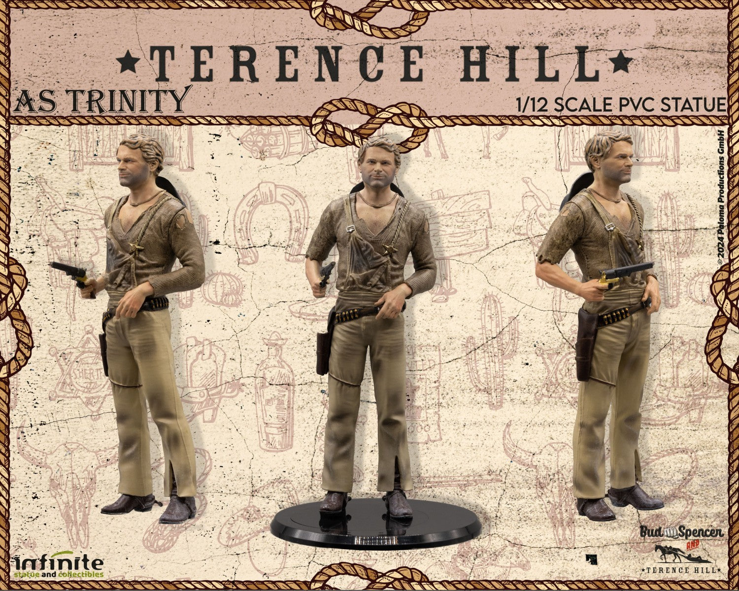 Terence Hill in Trinità Statua in pvc Infinite Statue 1:12 - 84935