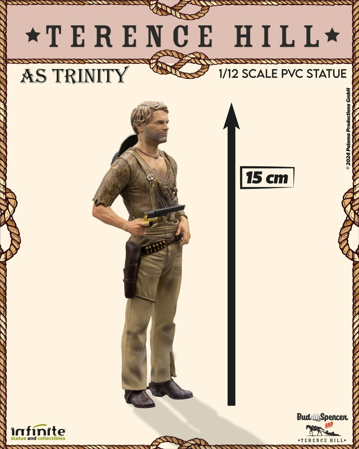Terence Hill in Trinità Statua in pvc Infinite Statue 1:12 - 84936