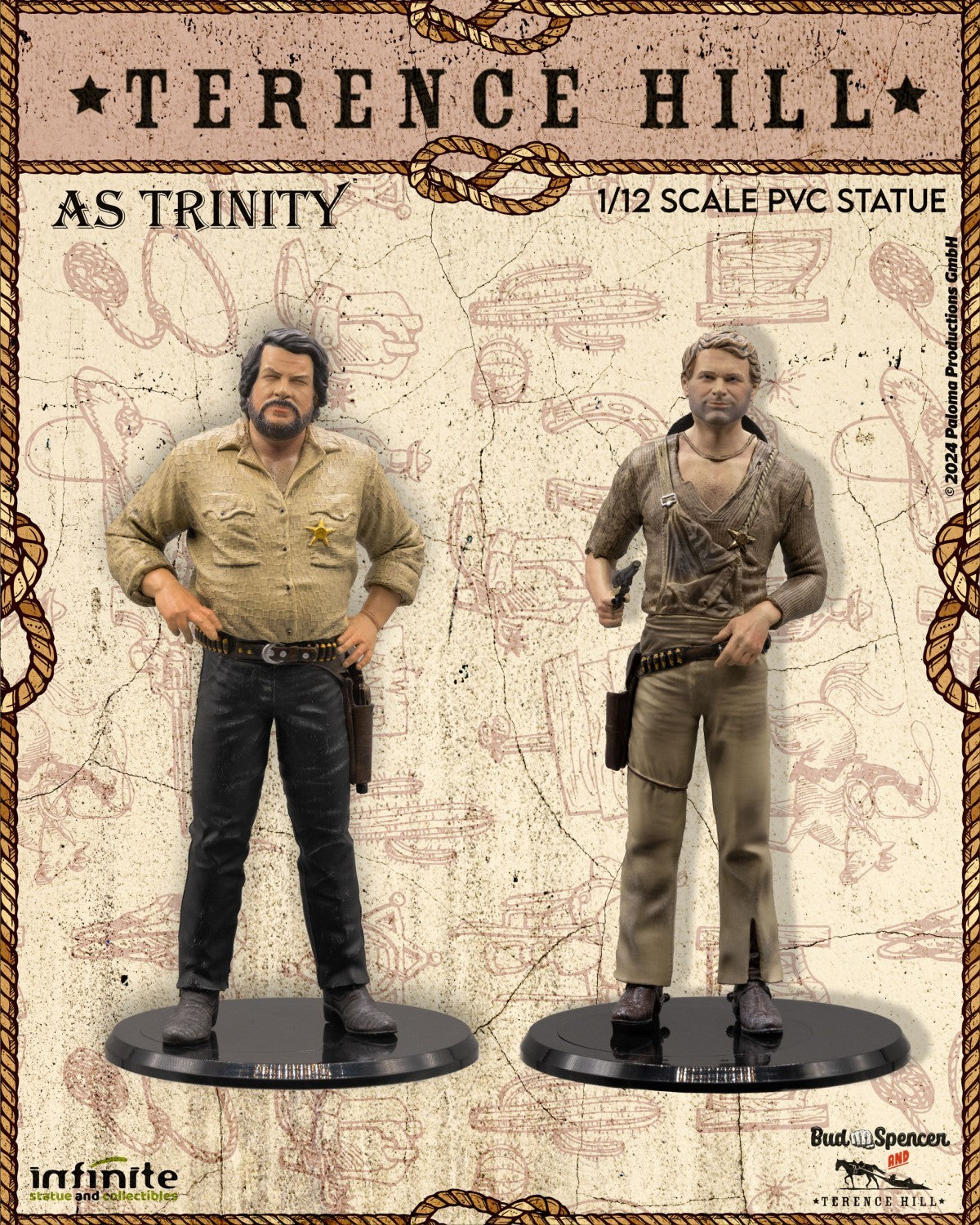 Terence Hill in Trinità Statua in pvc Infinite Statue 1:12 - 84938