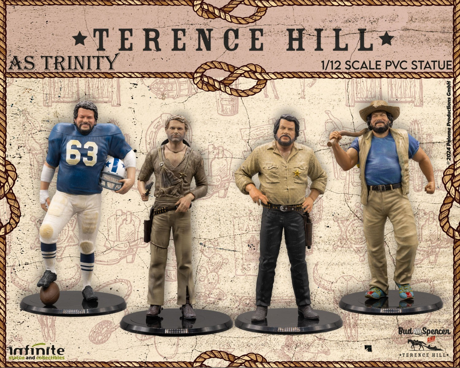 Terence Hill in Trinità Statua in pvc Infinite Statue 1:12 - 84939
