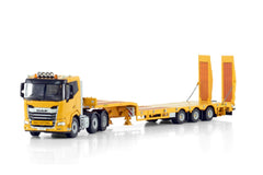 Daf XF SL 6x2 Twin Steer Semi Low Loader With Ramps 3 axle 1:50 - 85088