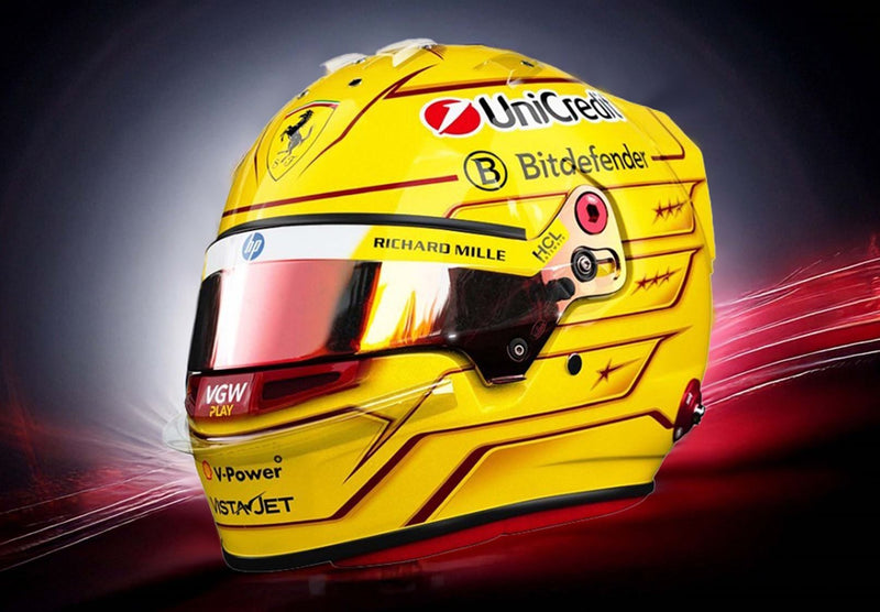 Lewis Hamilton Casco Bell Helmet F1 2025 Ferrari SF-25 1:2 - 85089