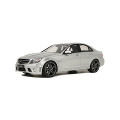 Mercedes-Benz C63 AMG 2008 Saloon Iridium Silver 1:18 - 85192