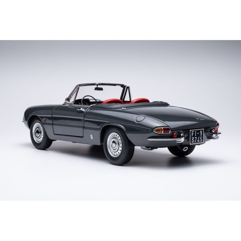 Alfa Romeo Duetto Spider 1600 Coda Tonda 1966 Graphite Gray 1:18 - 85426
