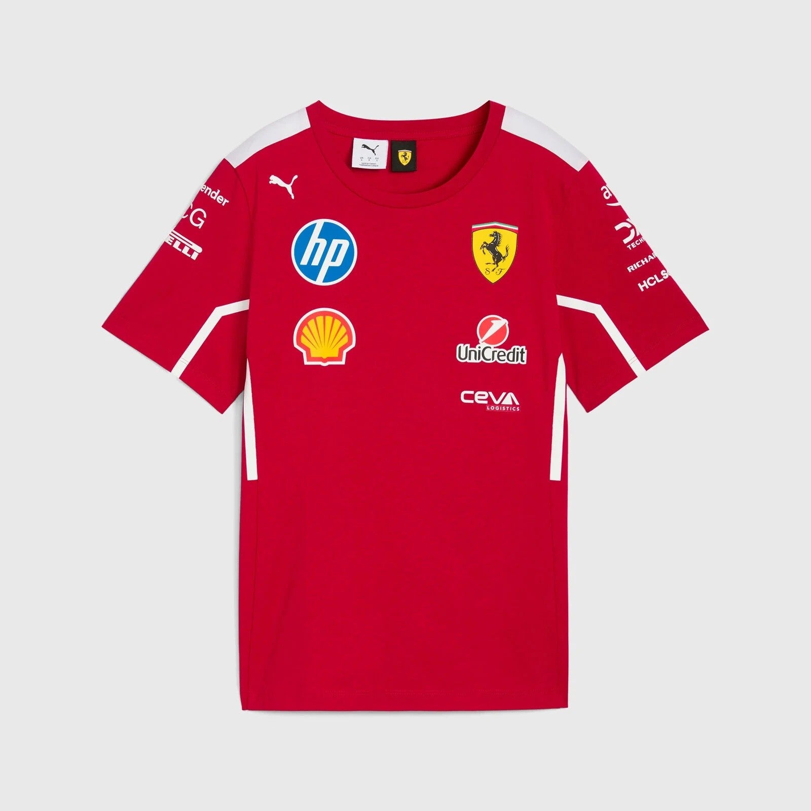 Ferrari F1 2025 T-Shirt Uomo Replica Team Puma Dark Cherry - 85448