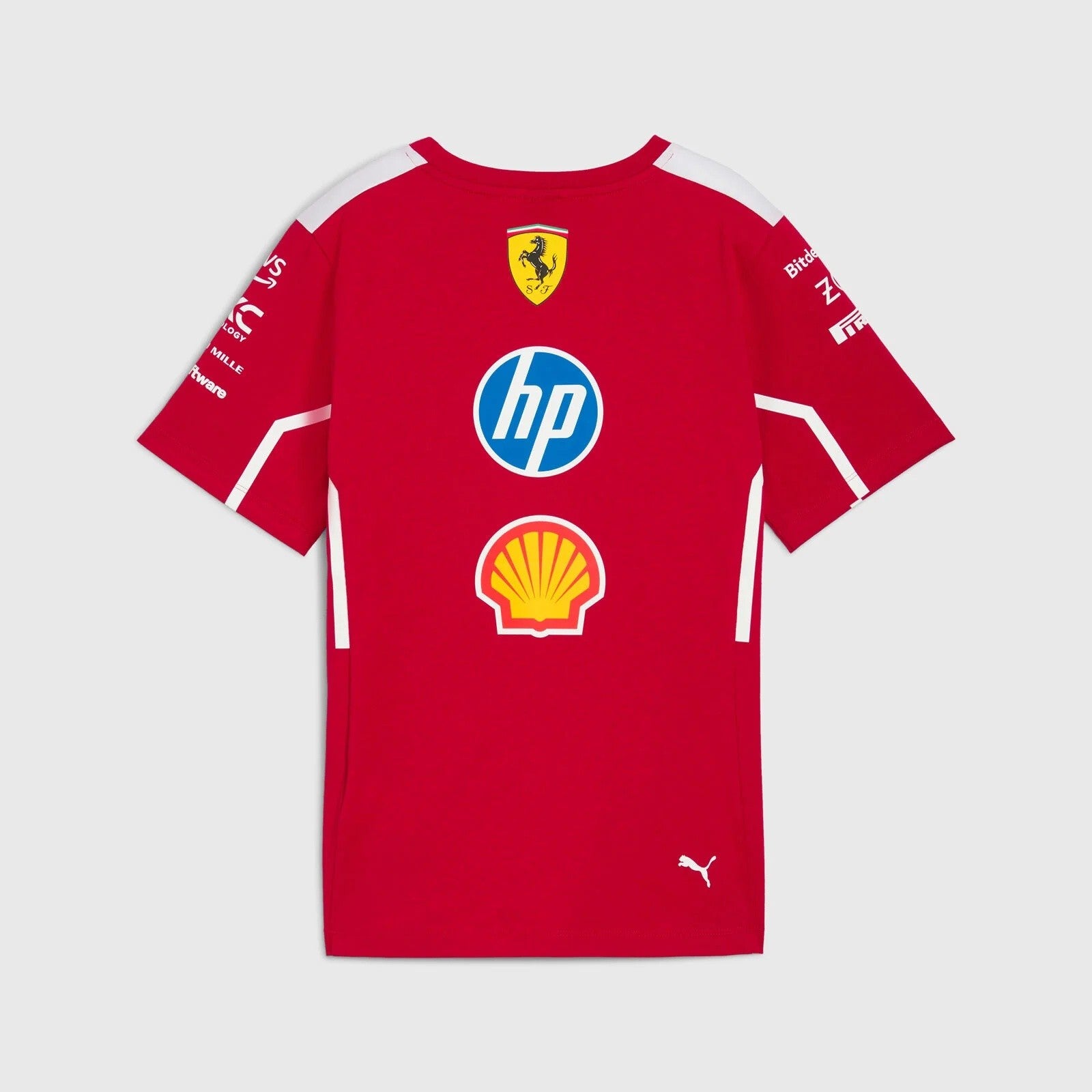 Ferrari F1 2025 T-Shirt Uomo Replica Team Puma Dark Cherry - 85449