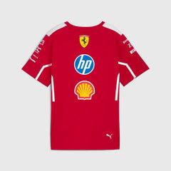 Ferrari F1 2025 T-Shirt Uomo Replica Team Puma Dark Cherry - 85449