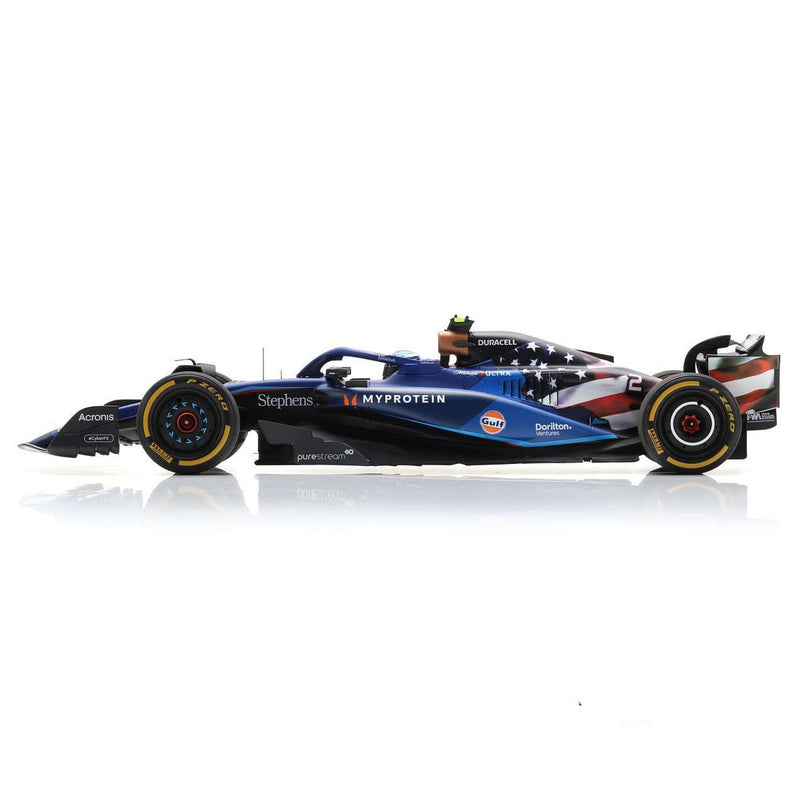 Williams Racing F1 FW45 10th USA GP 2023 Logan Sargeant 1:18 - 85455