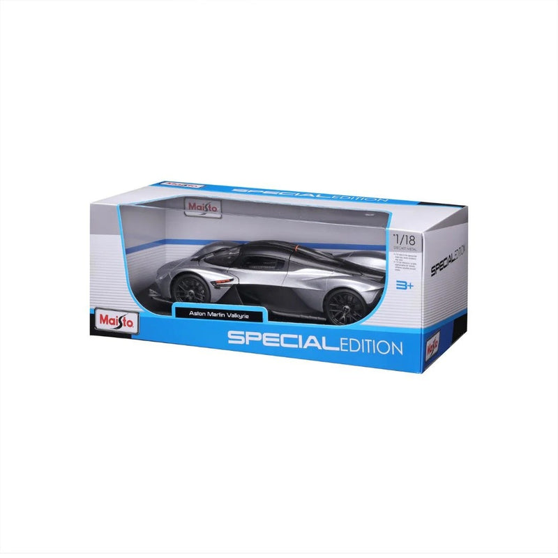 Aston Martin Valkyrie 2022 Silver 1:18 - 85475