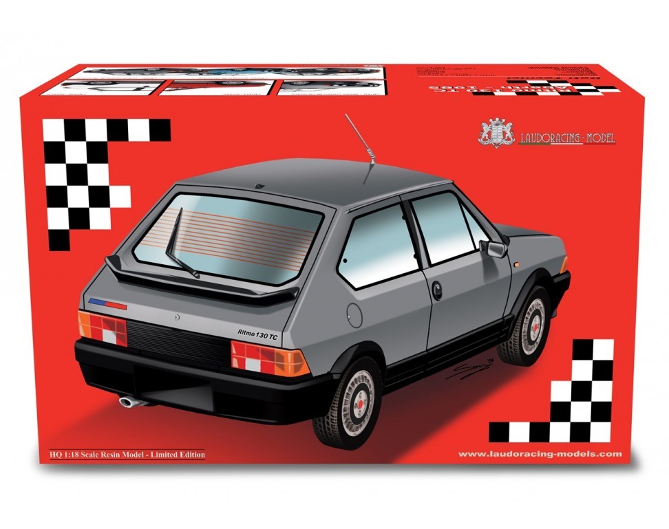Fiat Ritmo 130 TC Abarth 1985 Blu metallizzato 1:18 - 85651