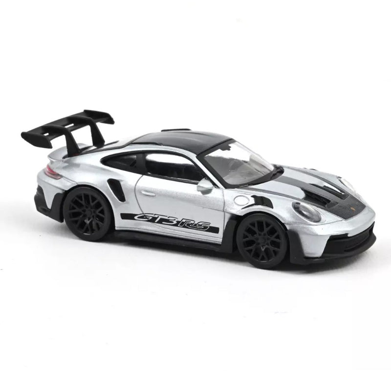 Porsche 911 GT3 RS 2022 Silver - Black stickers Jet-car 1:43 - 85669