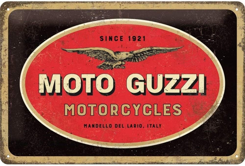 Metal Tac Signs 3D "Moto Guzzi" 20*30cm - 85689