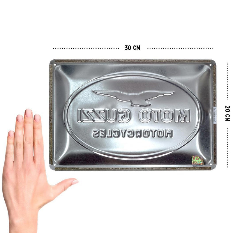 Metal Tac Signs 3D "Moto Guzzi" 20*30cm - 85690