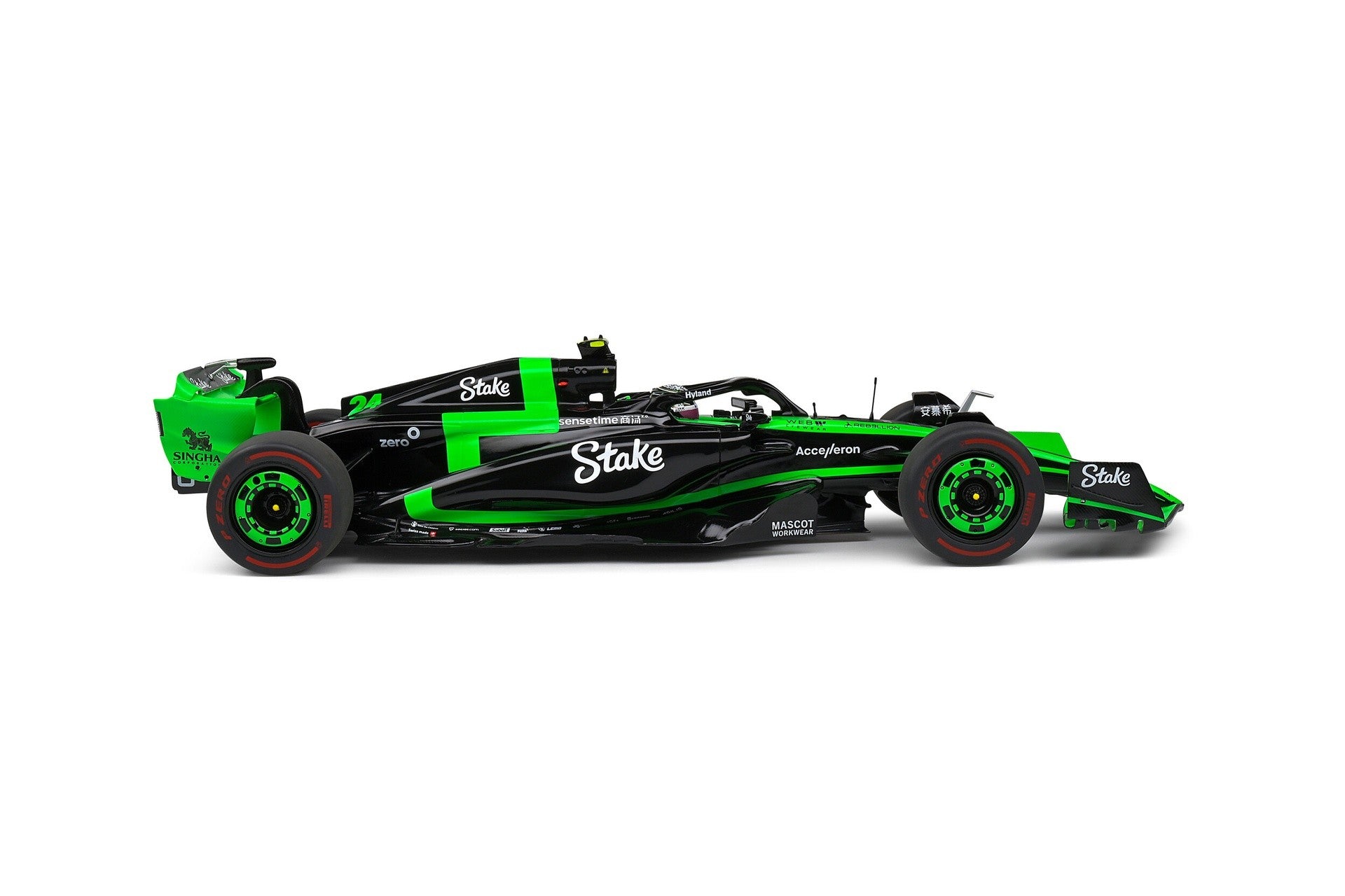 Sauber C44 Team Stake Kick Bahrain GP 2024 Zhou Guanyu 1:18 - 85772