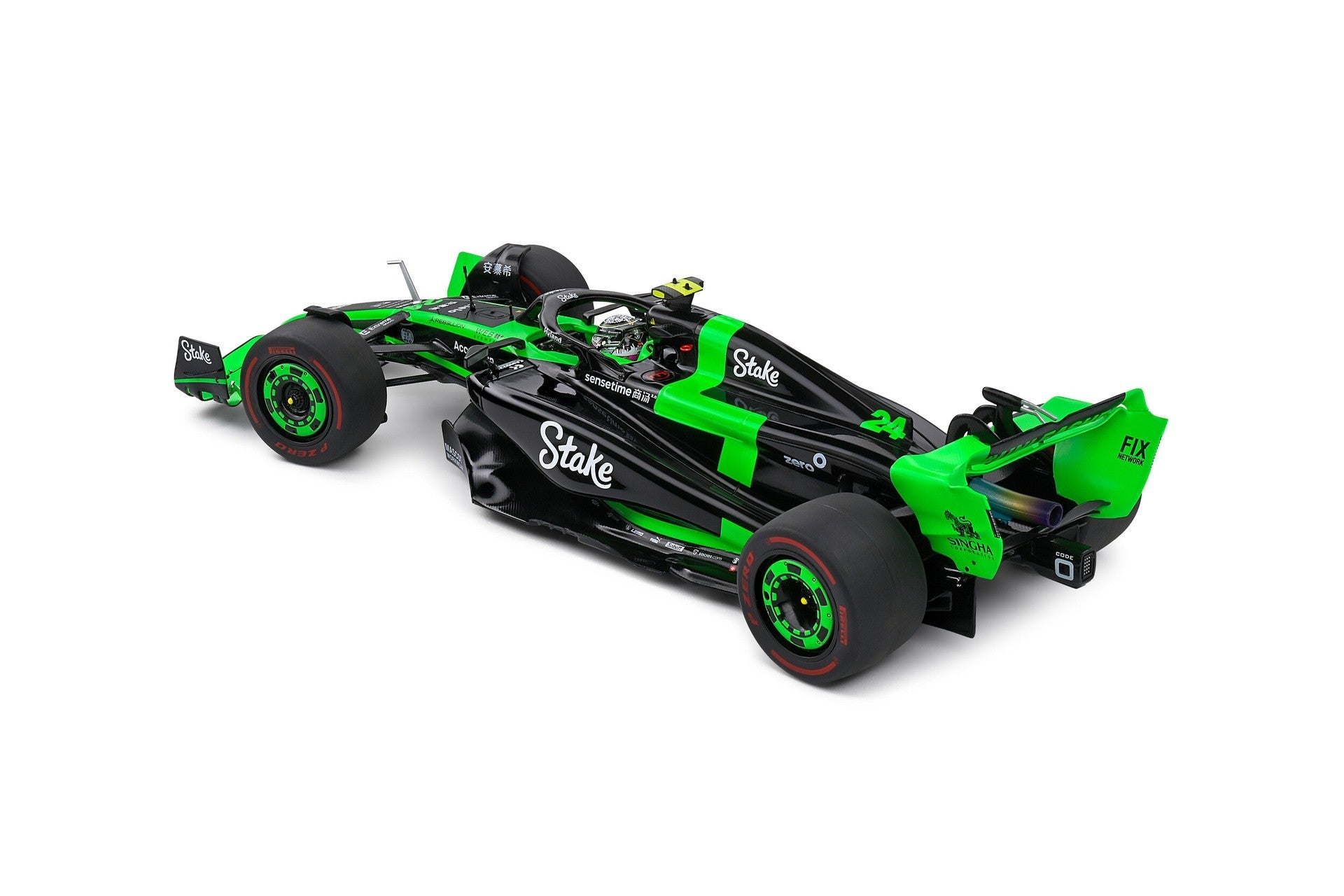 Sauber C44 Team Stake Kick Bahrain GP 2024 Zhou Guanyu 1:18 - 85774