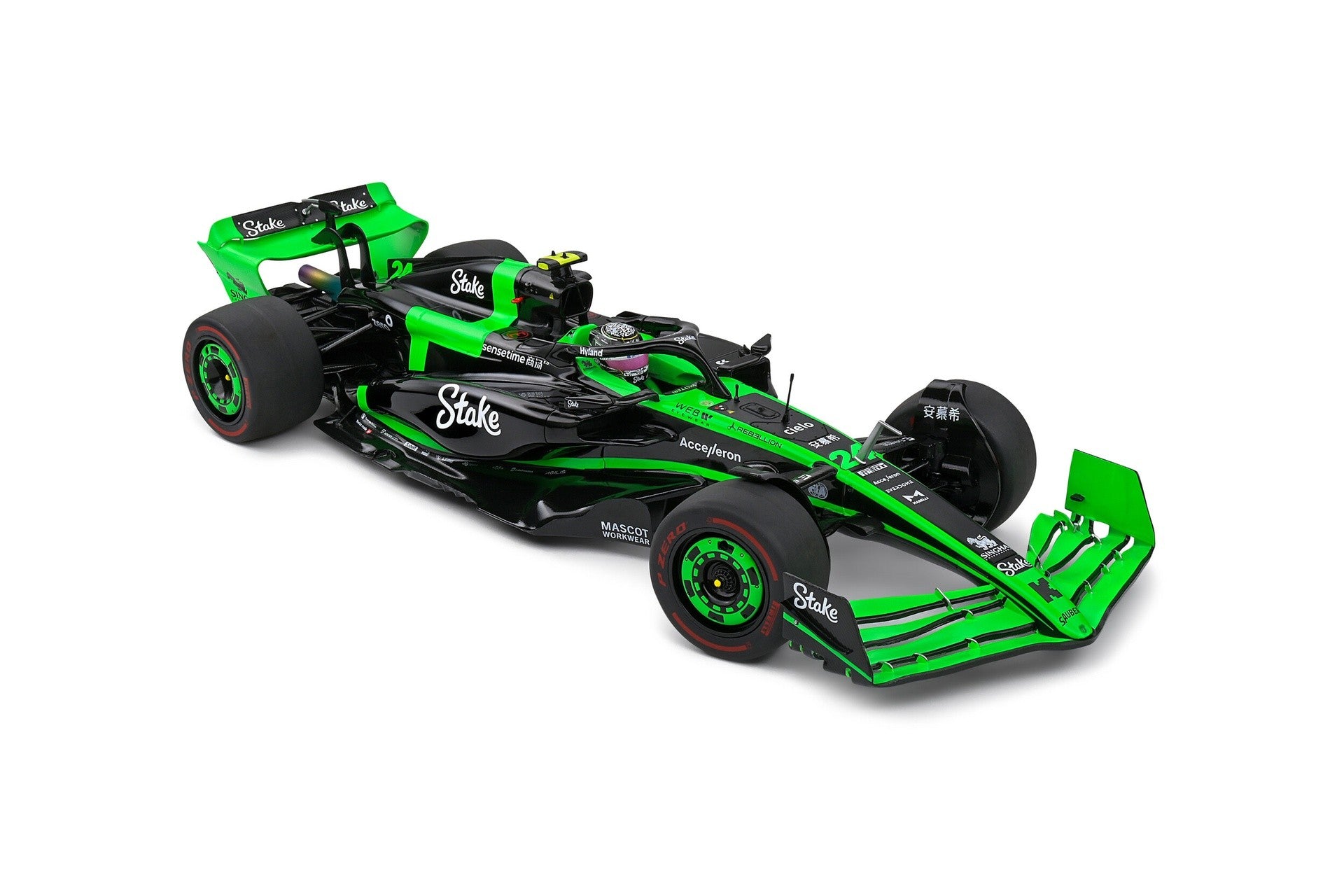 Sauber C44 Team Stake Kick Bahrain GP 2024 Zhou Guanyu 1:18 - 85775