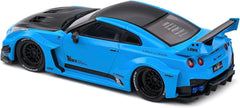 Nissan GT-R (R35) Liberty Walk Silhouette Miami Blue 1:43 - 85890