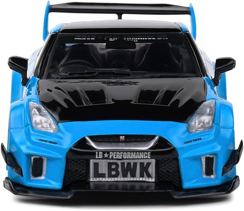 Nissan GT-R (R35) Liberty Walk Silhouette Miami Blue 1:43 - 85893
