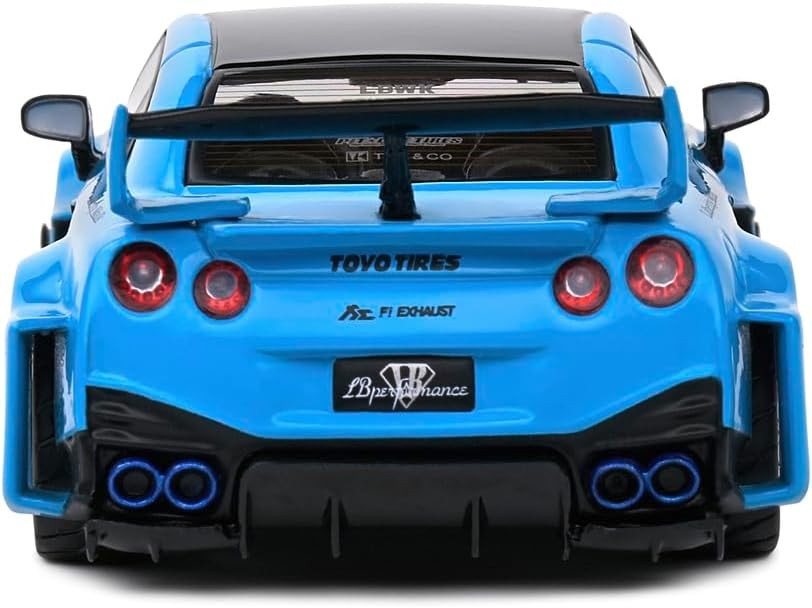 Nissan GT-R (R35) Liberty Walk Silhouette Miami Blue 1:43 - 85894
