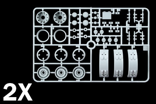 Wheels Rims and Mud Guards Kit 1:24 - 8593