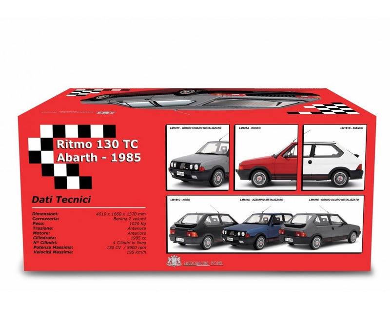 Fiat Ritmo 130 TC Abarth 1985 Grigio Chiaro metallizzato 1:18 - 85944