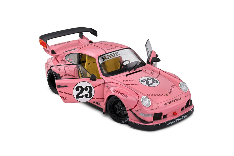 Porsche 911 (993) RWB Rauh-Welt Sopranos Pink Pig 23 1:18 - 85978