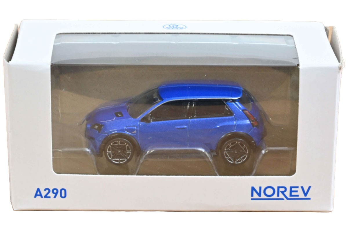 Alpine A290 GTS 2025 Alpine Vision Blue - Black 1:64 - 85985
