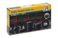 Trailer Rubber Tyres Kit 1:24 - 8599