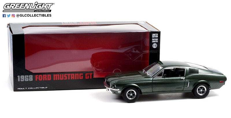 Ford Mustang GT Fastback 1968 Highland Green 1:18 - 86015