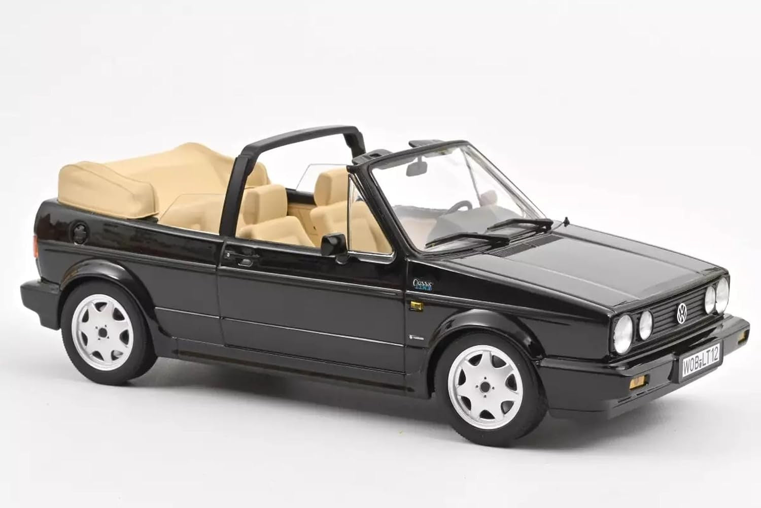 Volkswagen Golf Cabriolet Classic Line 1992 Black 1:18 - 86075