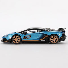 Lamborghini Aventador SVJ 63 Blu Aegir 1:64 - 86104