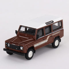 Land Rover Defender 110 1985 County Station Wagon Russet Brown 1:64 - 86113