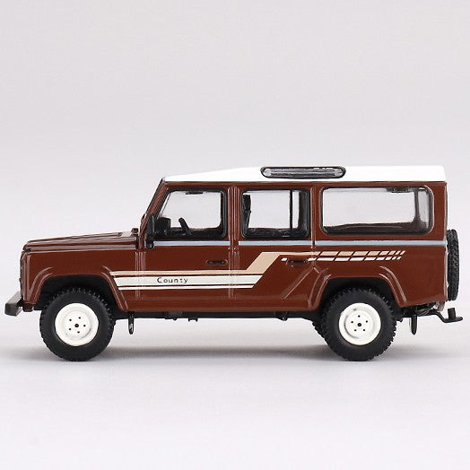 Land Rover Defender 110 1985 County Station Wagon Russet Brown 1:64 - 86114