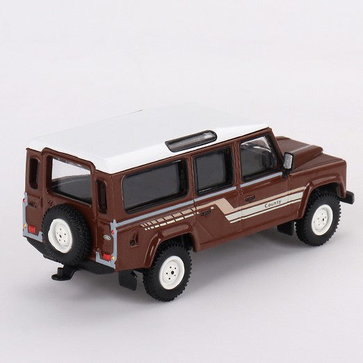 Land Rover Defender 110 1985 County Station Wagon Russet Brown 1:64 - 86115