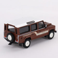 Land Rover Defender 110 1985 County Station Wagon Russet Brown 1:64 - 86115