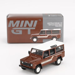 Land Rover Defender 110 1985 County Station Wagon Russet Brown 1:64 - 86116