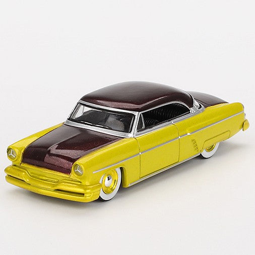 Lincoln Capri Hot Rod 1954 Lime Yellow 1:64 - 86125