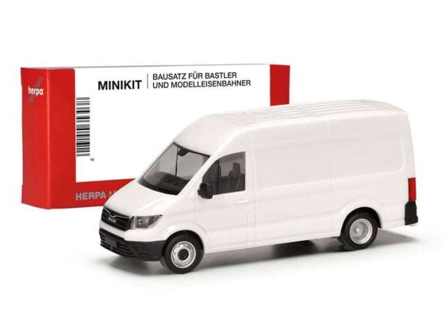 MAN TGE HD + dubbel lucht Minikit white 1:87 - 86156