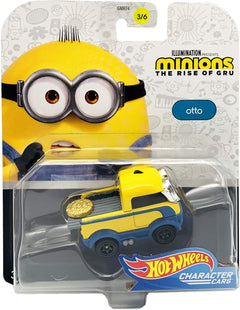 Otto Minions the Rise of Gru Character Car 1:64 3/6 - 86165