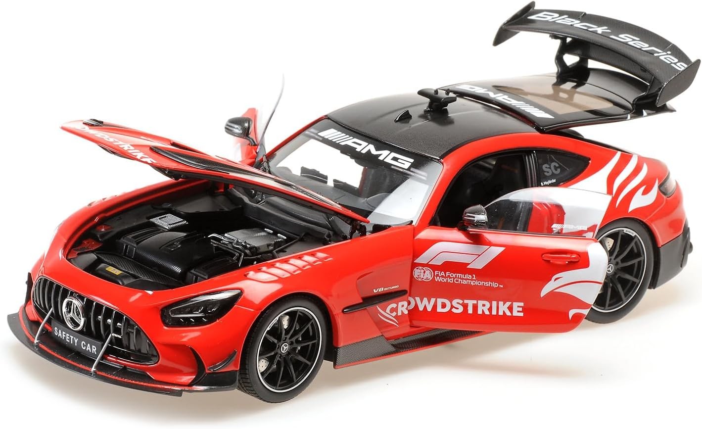 Mercedes-Benz GT-R AMG V8 Biturbo Safety Car 2024 Red 1:18 - 86274