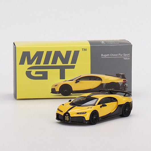 Bugatti Chiron Pur Sport Yellow 1:64 Mini GT - 86302