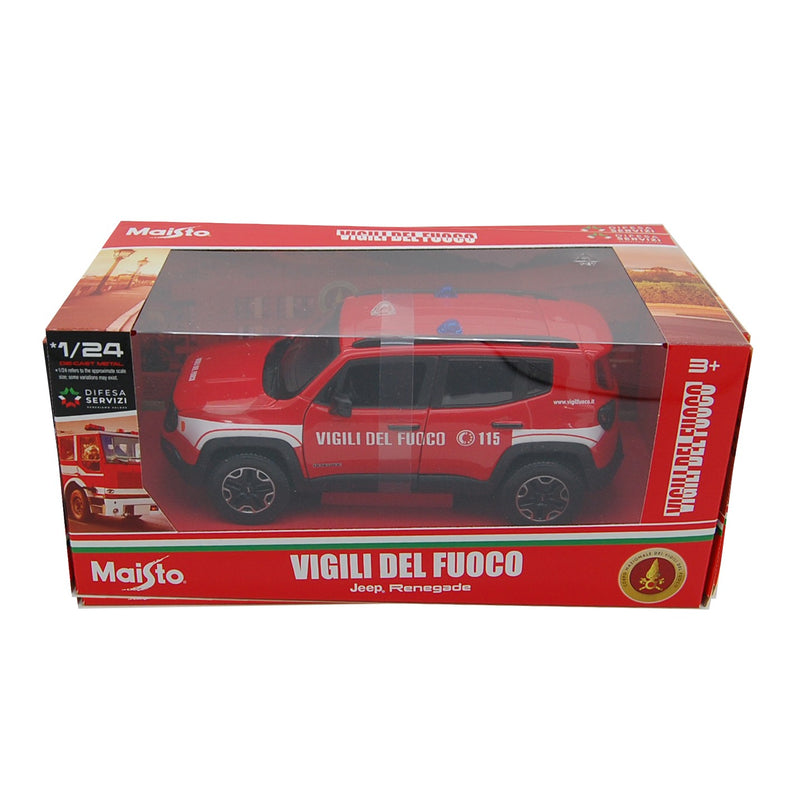 Jeep Renegade 4x4 Latitude "Vigili del Fuoco" 1:24 - 86365