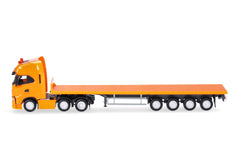 Iveco S-Way NP Semirimorchio autoarticolato con pianale ribassato arancione 1:87 - 86454