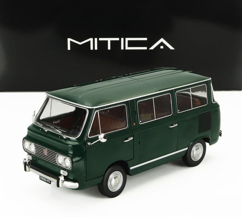 Fiat 850 Familiare Serie 2 1970 Verde Oliva Metallizzato 1:18 - 86544