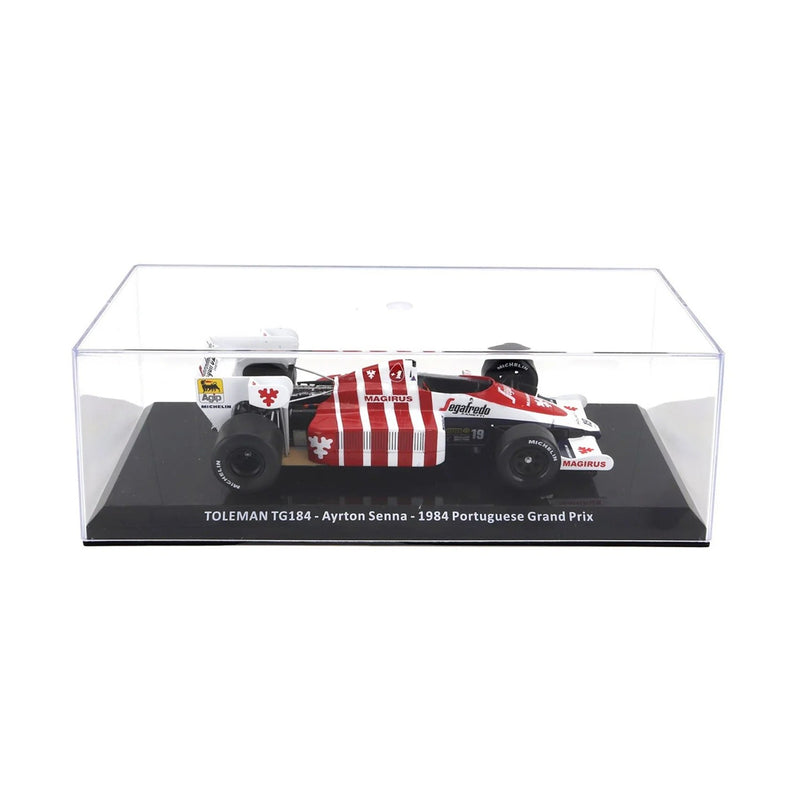 Toleman Hart TG 184 F1 1984 Ayrton Senna Portuguese GP 1:24 Teca - 86551