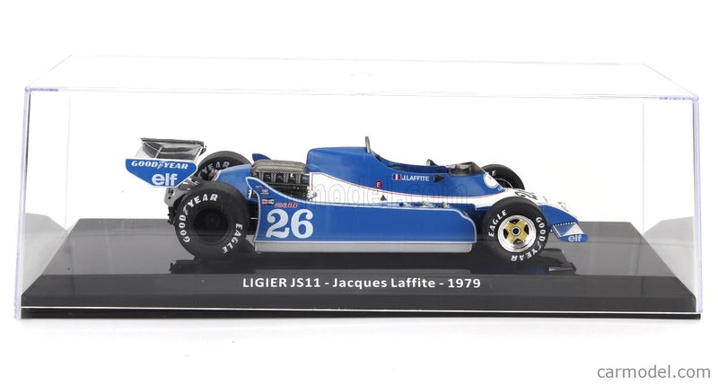 Ligier Ford Cosworth DFV V8 JS11 Gitanes F1 1979 Jacques Laffite 1:24 Teca - 86556