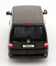 Volkswagen T5 Miltivan Minibus 2003 Black 1:18 - 86679