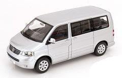 Volkswagen T5 Miltivan Minibus 2003 Silver 1:18 - 86682